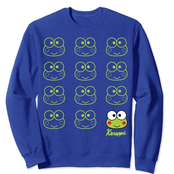 Sanrio Tops - Sanrio Keroppi Real Unisex Sweatshirt🥳Host Pick🥳 NWT